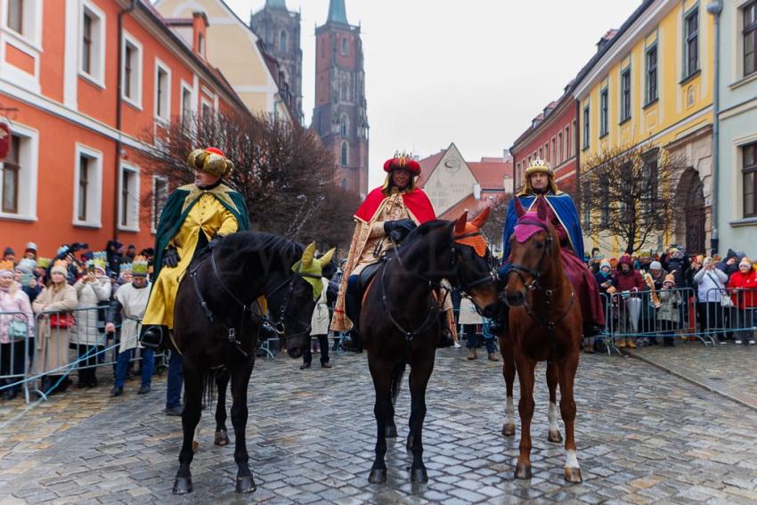 Orszak Trzech Króli 2024 we Wrocławiu