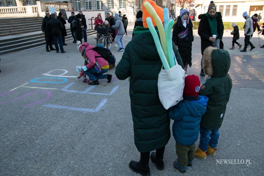 Protest przeciw "lex Czarnek" w Poznaniu.