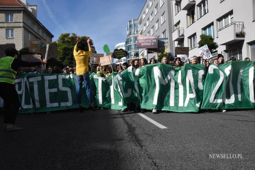 Młodzieżowy Strajk Klimatyczny w Warszawie