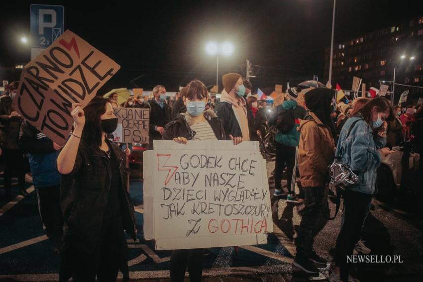 Strajk Kobiet: Marsz Ośmiu Gwiazd we Wrocławiu