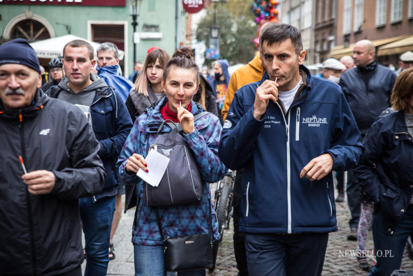 Manifestacja antycovidowców w Gdańsku