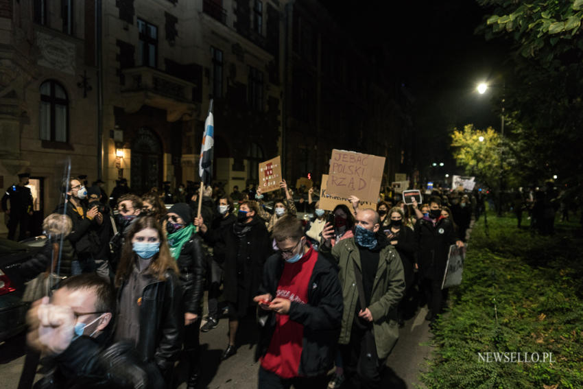 Strajk Kobiet - manifestacja w Krakowie