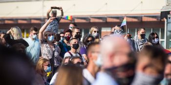 Protest LGBT: Gdańsk solidarny z Margot