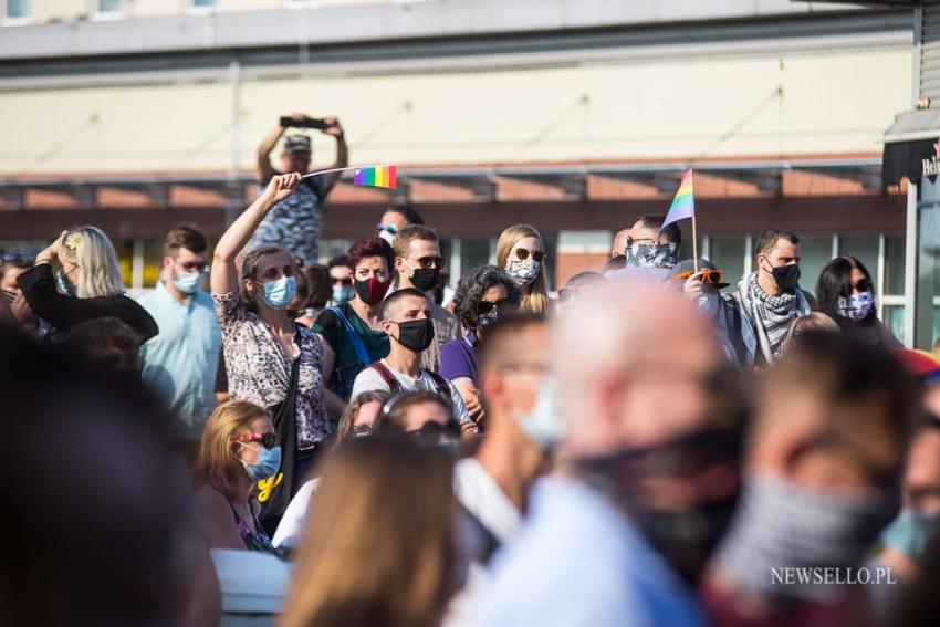 Protest LGBT: Gdańsk solidarny z Margot