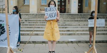 Protest Extinction Rebellion we Wrocławiu