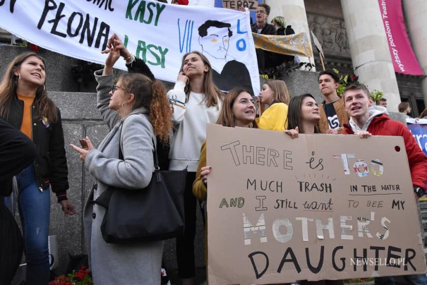 Młodzieżowy Strajk Klimatyczny w Warszawie