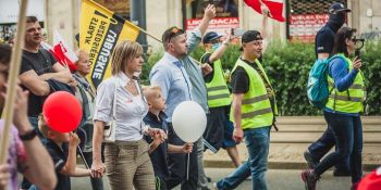 Strajk przedsiębiorców w Warszawie