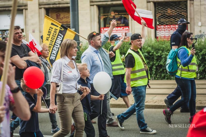 Strajk przedsiębiorców w Warszawie