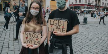 Manifestacja we Wrocławiu: LGBT to ludzie