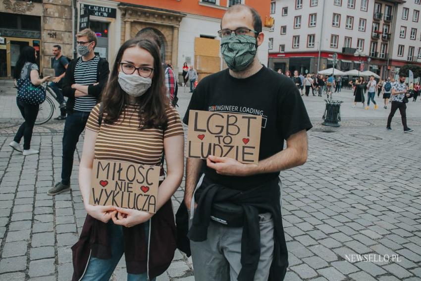 Manifestacja we Wrocławiu: LGBT to ludzie