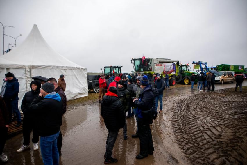 Ogólnopolski protest rolników na Dolnym Śląsku