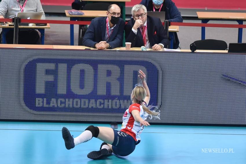 Puchar Polski siatkówki kobiet 2021: Grot Budowlani Łódź -E.LECLERC MOYA Radomka Radom 3:0