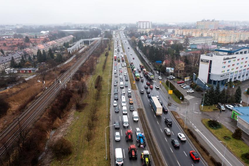 Ogólnopolski protest rolników na Dolnym Śląsku