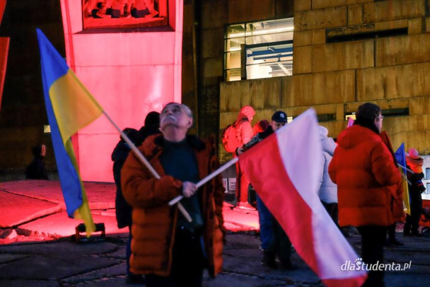 Rocznica inwazji Rosji na Ukrainie - Gdańsk upamiętnia