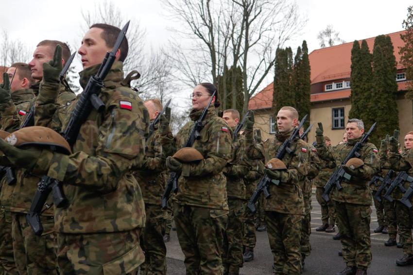 Uroczysta przysięga wojskowa WOT we Wrocławiu