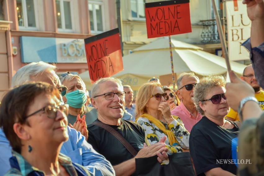 Wolne Media, Wolni Ludzie - manifestacja w Lublin