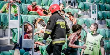 Cwiczenia na stadionie