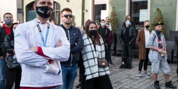 Protest branży gastronomicznej w Poznaniu