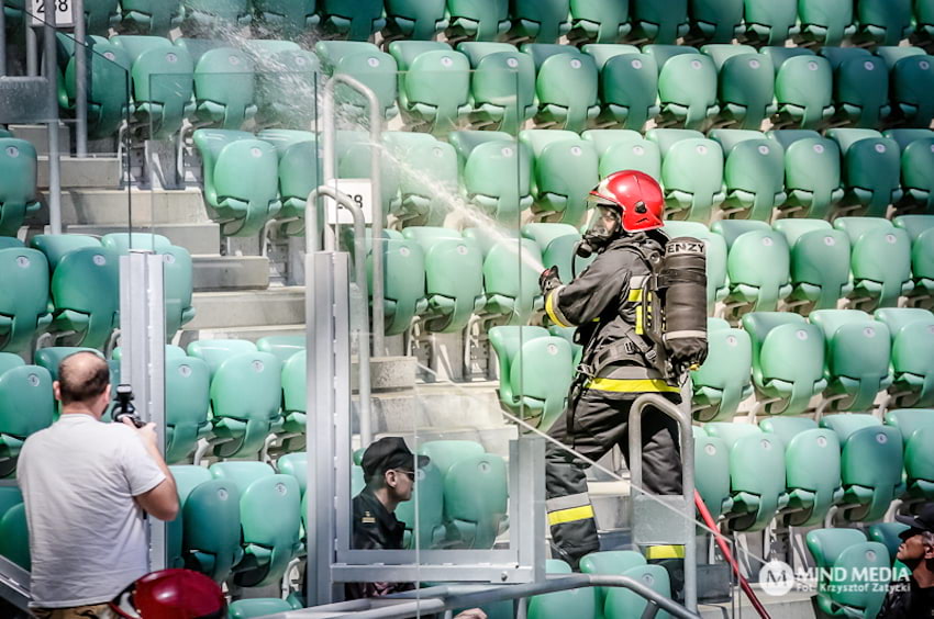 Cwiczenia na stadionie