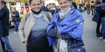 My zostajemy w Europie - demonstracja w Poznaniu