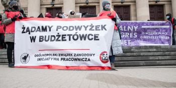 Demonstracja z okazji Dnia Kobiet w Poznaniu