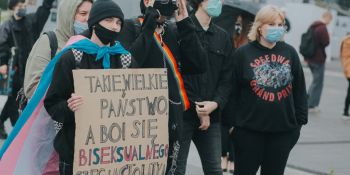 Protest przeciwko "Karcie Nienawiści" we Wrocławiu