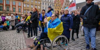 Rocznica inwazji Rosji na Ukrainie - Wrocław upamiętnia