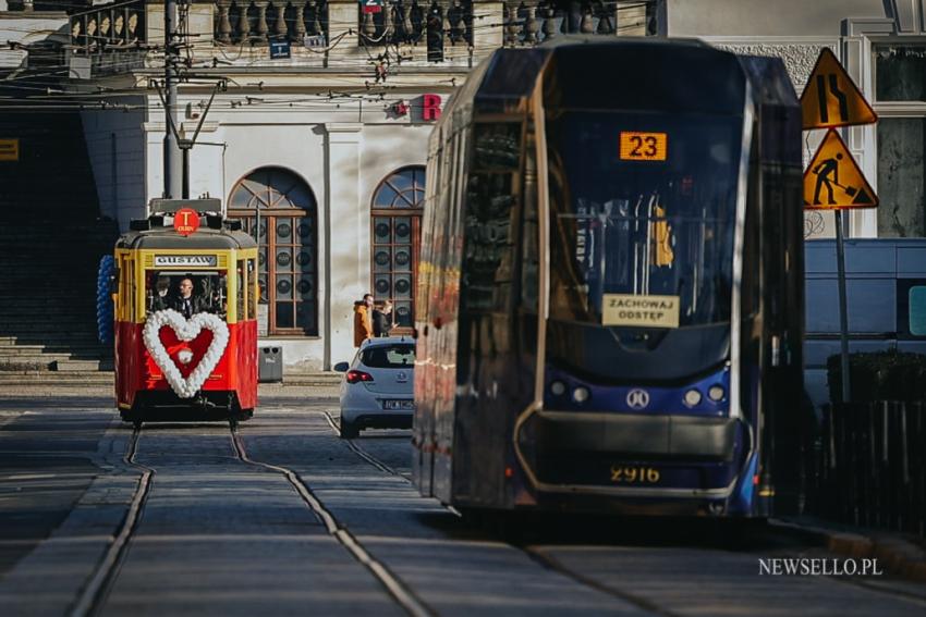 Walentynkowy tramwaj we Wrocławiu