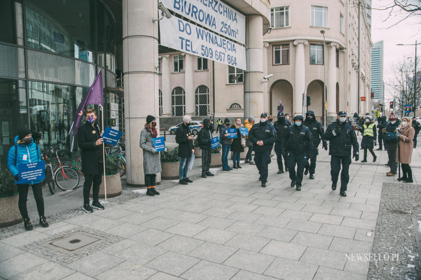 Świat przeciw rasizmowi i faszyzmowi - protest w Warszawie