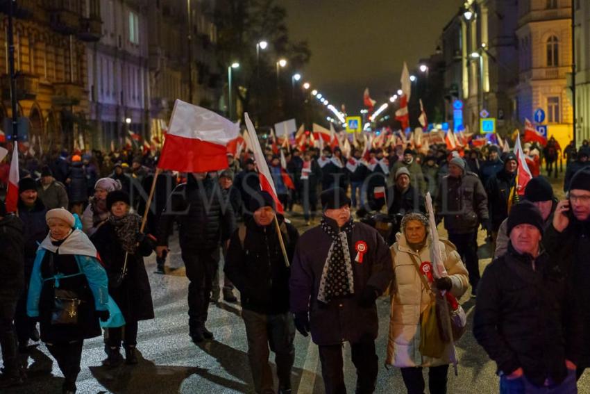 Marsz Wolnych Polaków w Warszawie