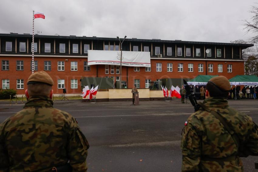 Uroczysta przysięga wojskowa WOT we Wrocławiu