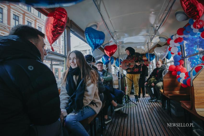 Walentynkowy tramwaj we Wrocławiu