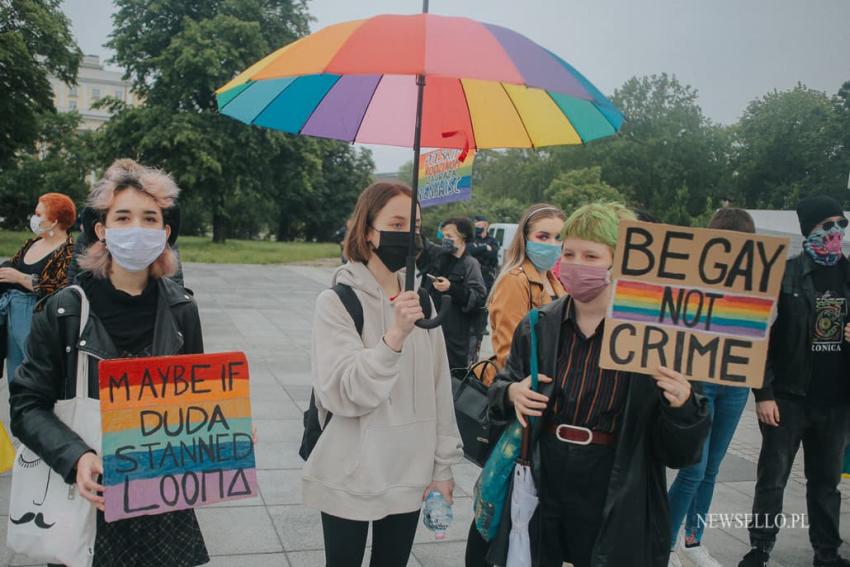 Protest przeciwko "Karcie Nienawiści" we Wrocławiu