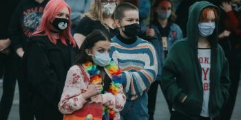 Protest przeciwko "Karcie Nienawiści" we Wrocławiu