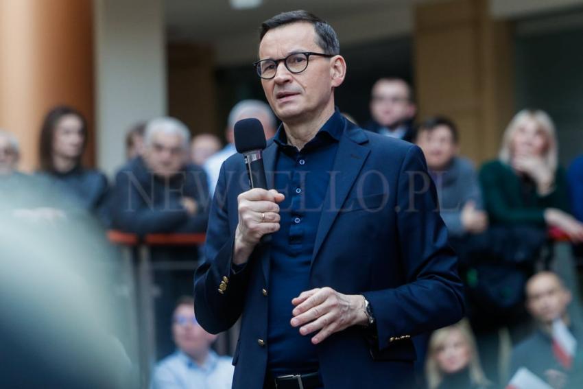 Wybory Samorządowe 2024: Mateusz Morawiecki w Legnicy