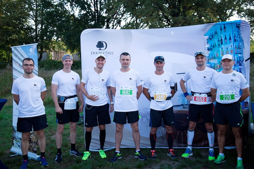 Maratonczycy z druzyny DoubleTree by Hilton Wroclaw