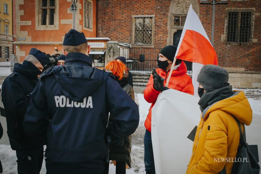 Wolne Media - Wolni Ludzie - manifestacja we Wrocławiu