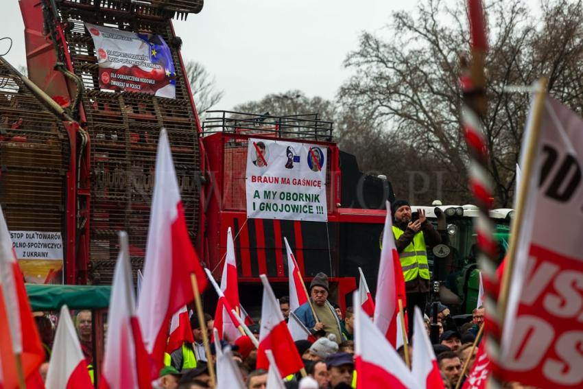 Protest rolników we Wrocławiu