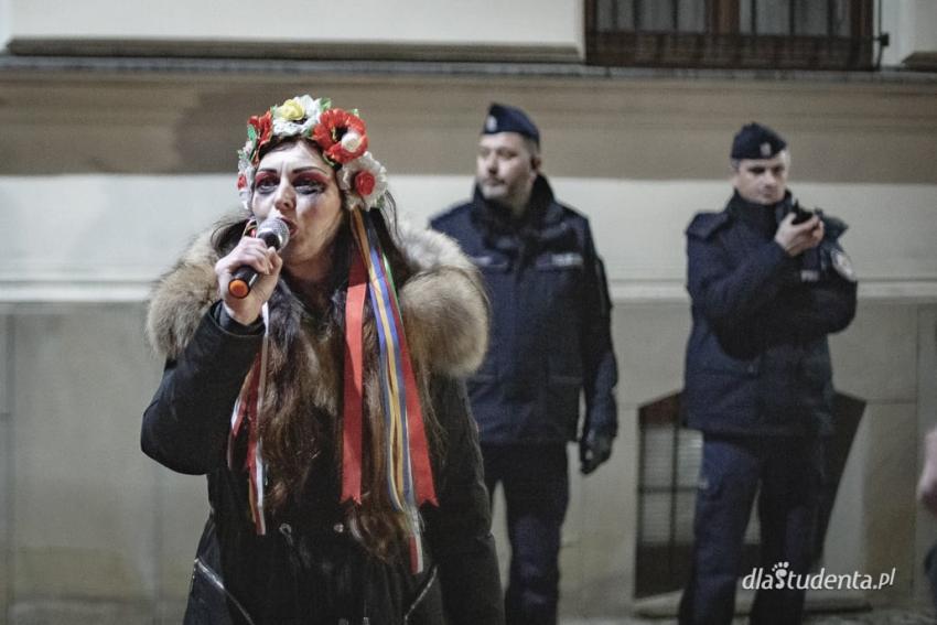 Marsz "Razem do zwycięstwa" i "Razem dla pokoju" w Krakowie