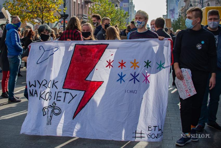 Strajk Kobiet: To jest Wojna - strajk studentów w Łodzi