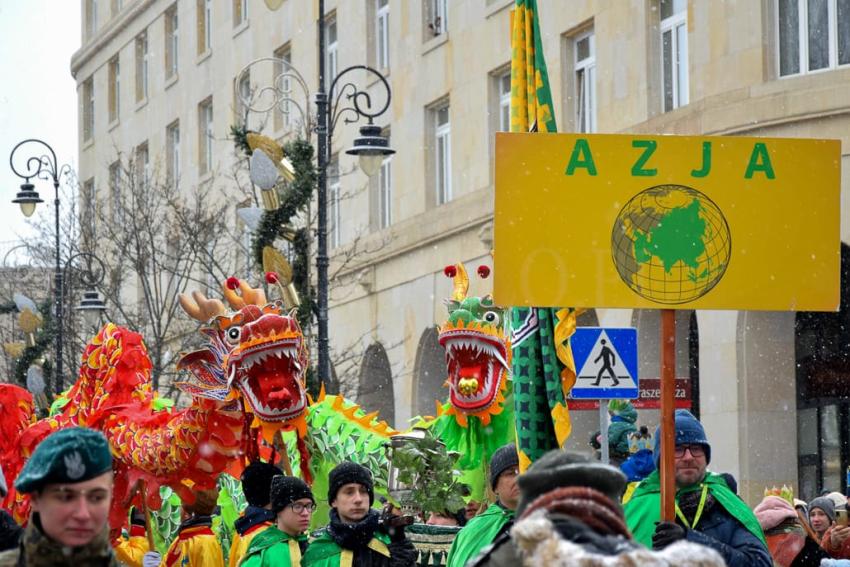 Orszak Trzech Króli 2024 w Warszawie