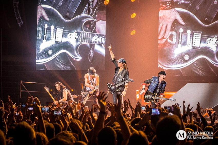 Krakow: Koncert zespolu Scorpions