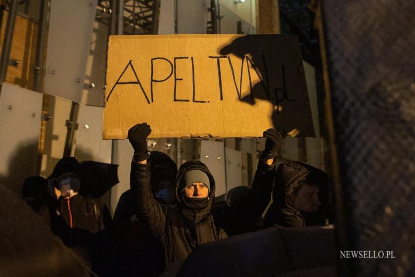 Wolne media - protest we Wrocławiu