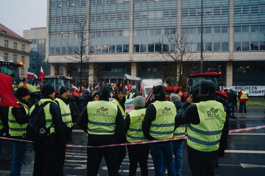 Protest Rolników w Poznaniu