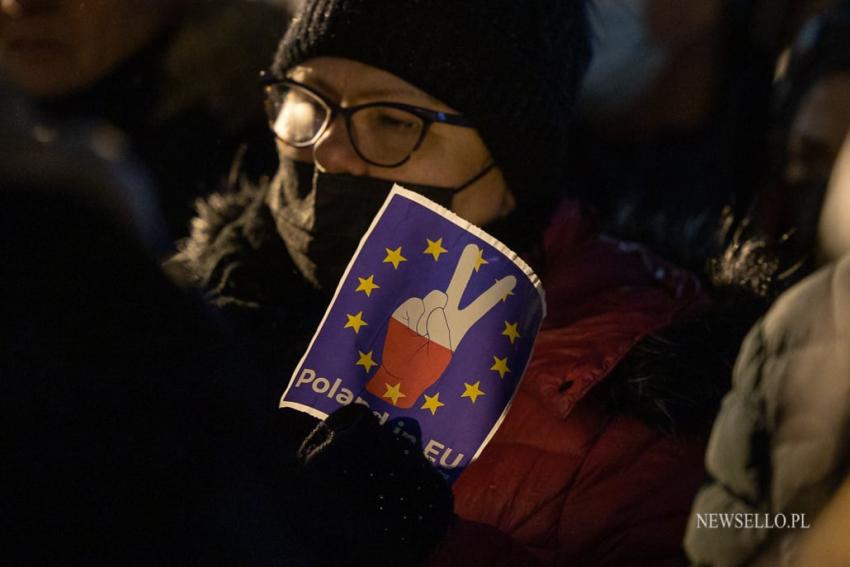 Wolne media - protest we Wrocławiu