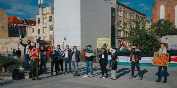 Wolna Palestyna - manifestacja we Wrocławiu