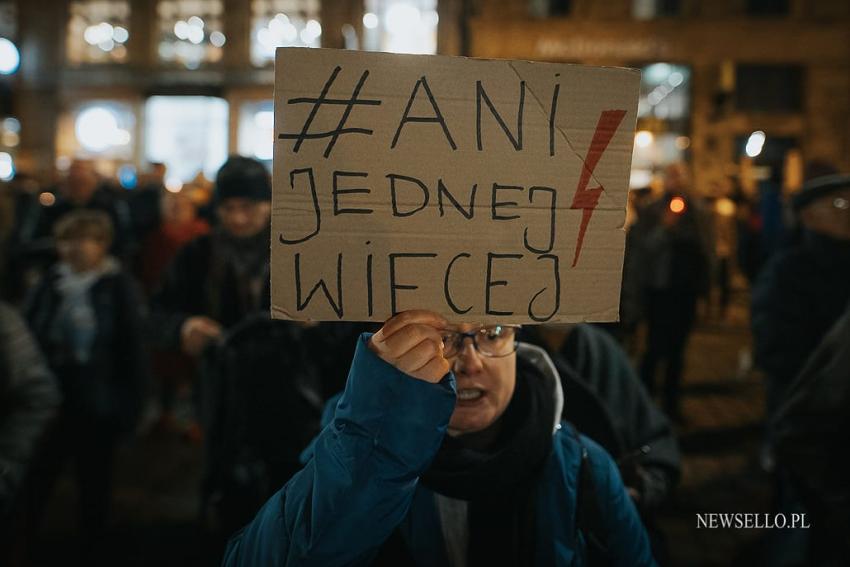 Macie krew na rękach - manifestacja we Wrocławiu