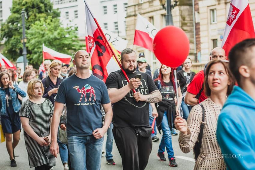 Strajk przedsiębiorców w Warszawie