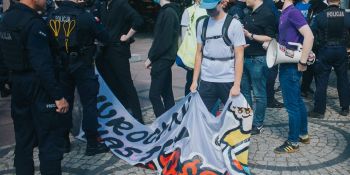 Stop przemocy wobec osób LGBTQIA+ - manifestacja we Wrocławiu