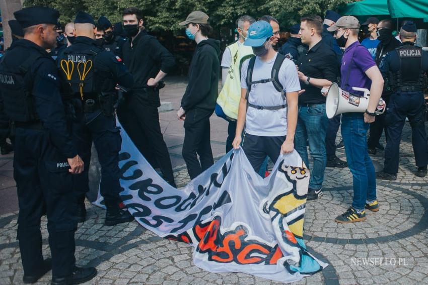 Stop przemocy wobec osób LGBTQIA+ - manifestacja we Wrocławiu